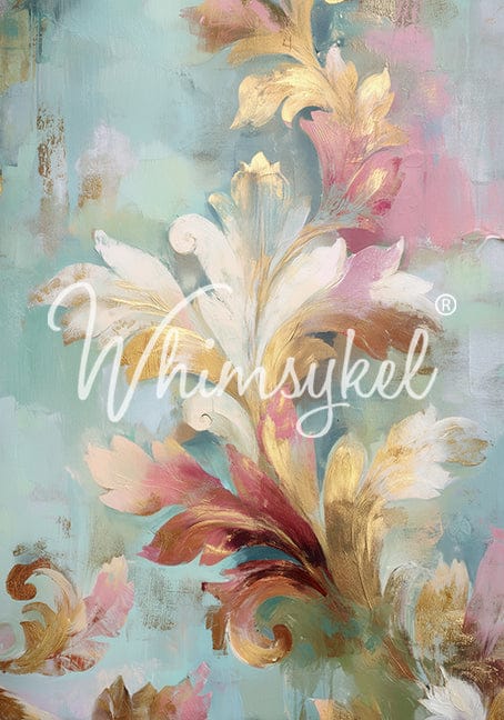 Acanthus Fresco | 18lb Decoupage Tissue Paper 14x20 in