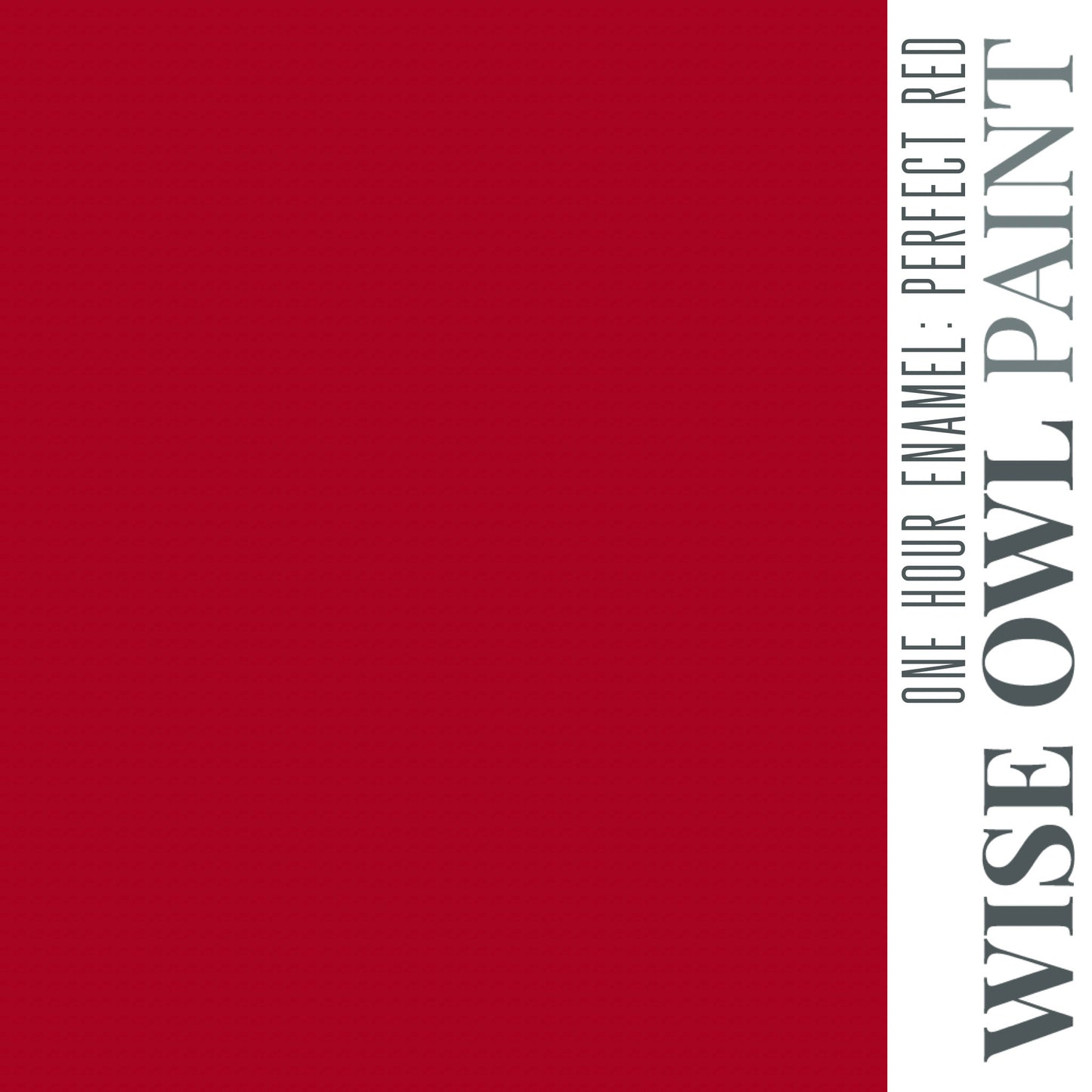 Wise Owl One Hour Enamel – Perfect Red | Cabinet & Furniture Paint