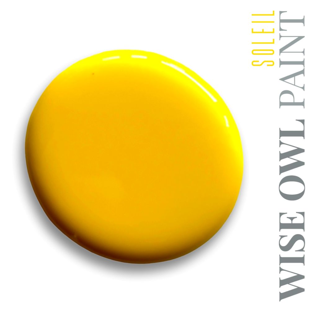 Wise Owl Chalk Synthesis Paint - Soleil | Eco-Friendly, Matte Finish, Furniture & DIY Paint