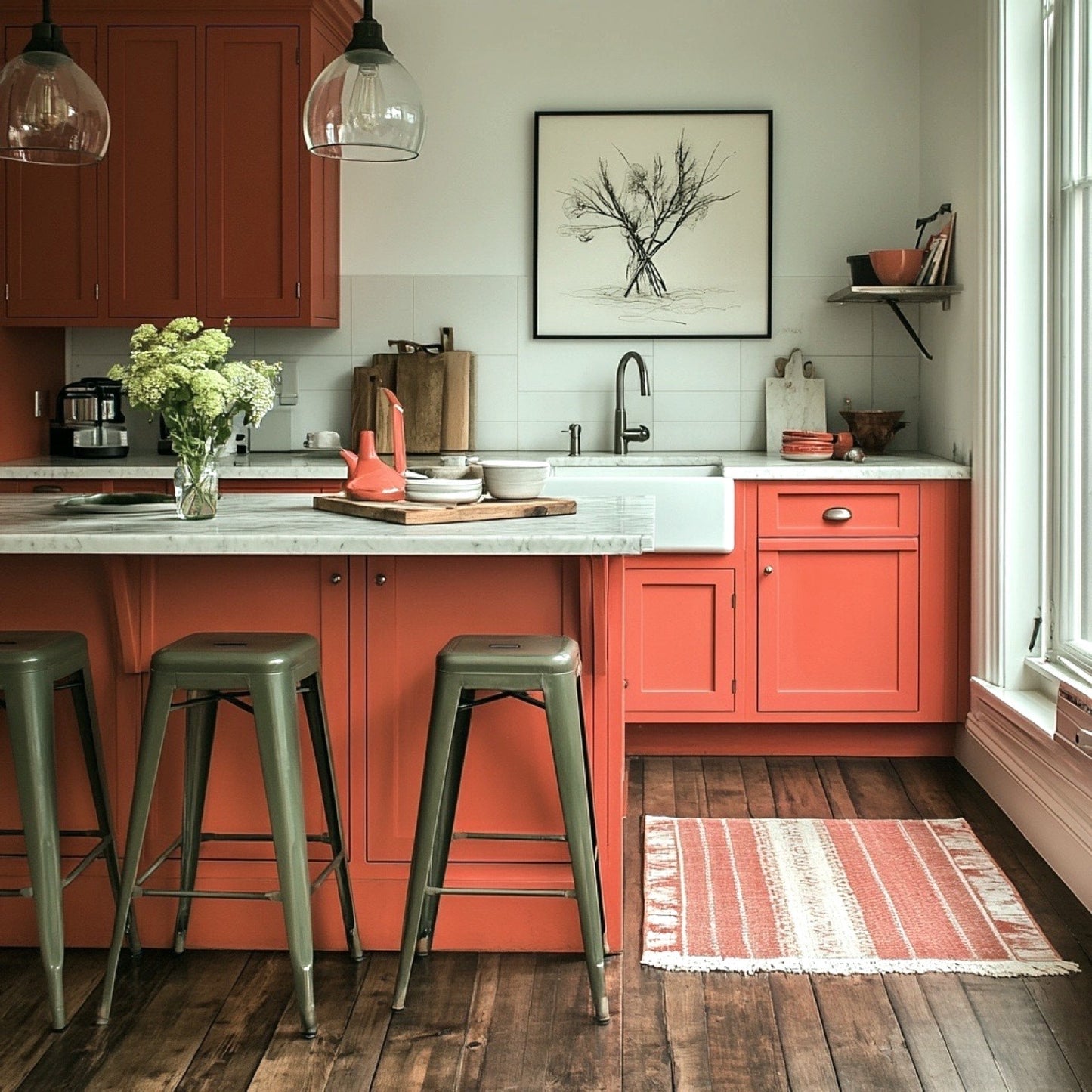 Wise Owl Chalk Synthesis Paint - Terracotta | Eco-Friendly, Matte Finish, Furniture & DIY Paint