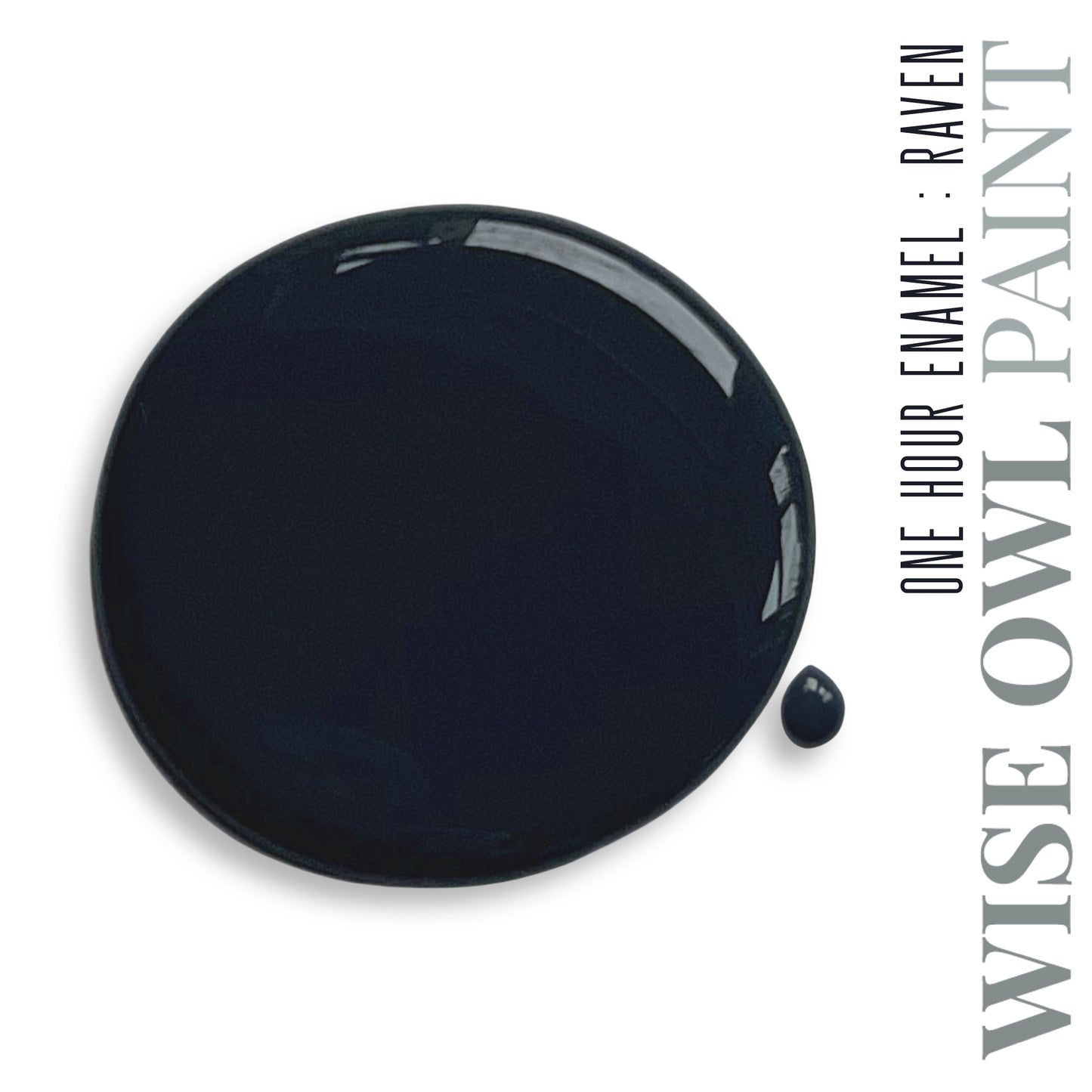Wise Owl One Hour Enamel – Raven | Cabinet & Furniture Paint