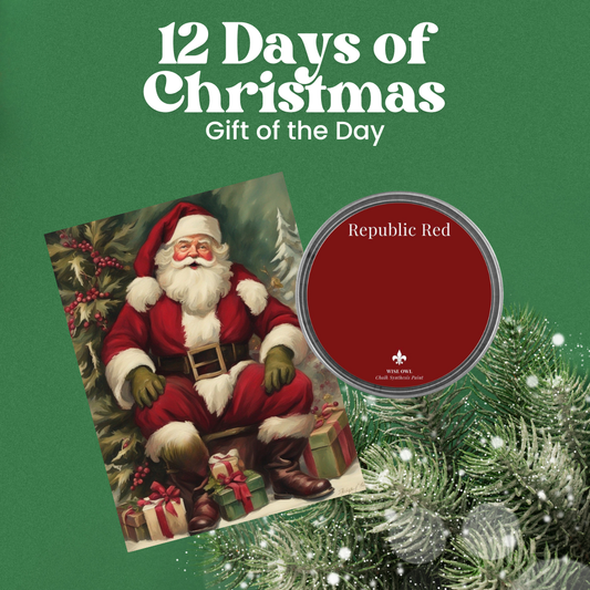 Santa Paper and 2 oz Republic Red Sample