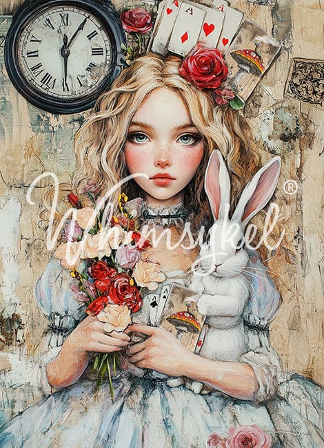 Allison Wonderland  | 18 lb Decoupage Tissue Paper | 21x29 in