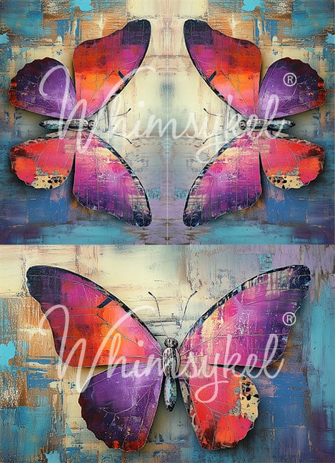 Unfolding Trio  | 18 lb Decoupage Tissue Paper | 21x29 in