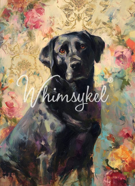 Black Lab | 18 lb Decoupage Tissue Paper | 21x29