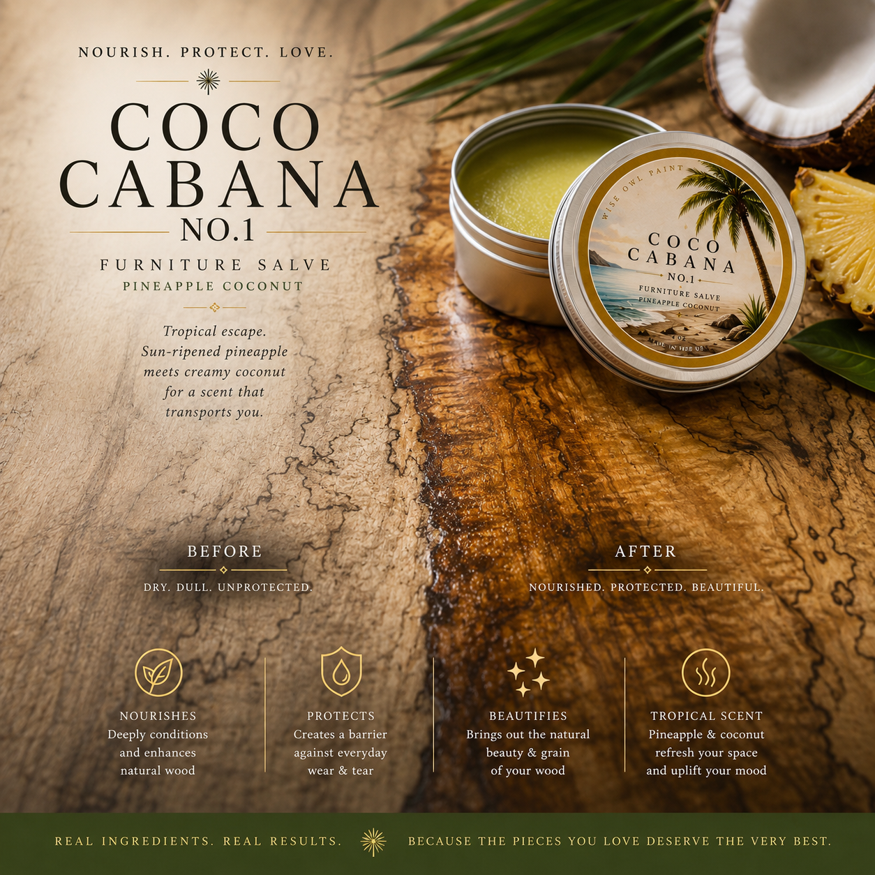 Wise Owl Furniture Salve - Coco Cabana No. 1