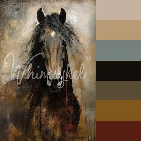 Heart Horse | 18 lb Decoupage Tissue Paper | 21x29