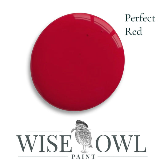 Wise Owl Chalk Synthesis Paint - Perfect Red