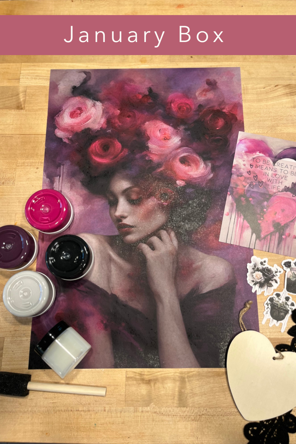 Exclusive Green Velvet Creative Box Decoupage Paper