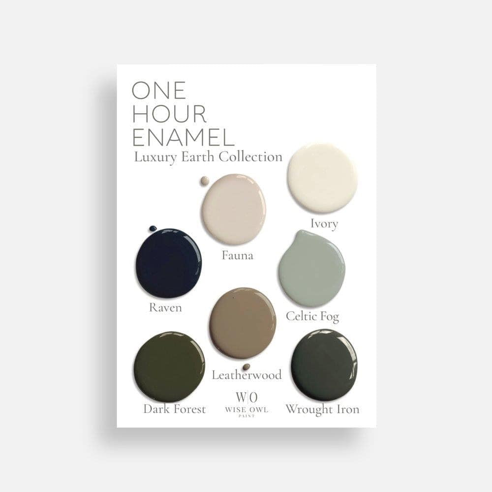 Wise Owl Chalk Synthesis Paint - Leatherwood| Eco-Friendly, Matte Finish, Furniture & DIY Paint