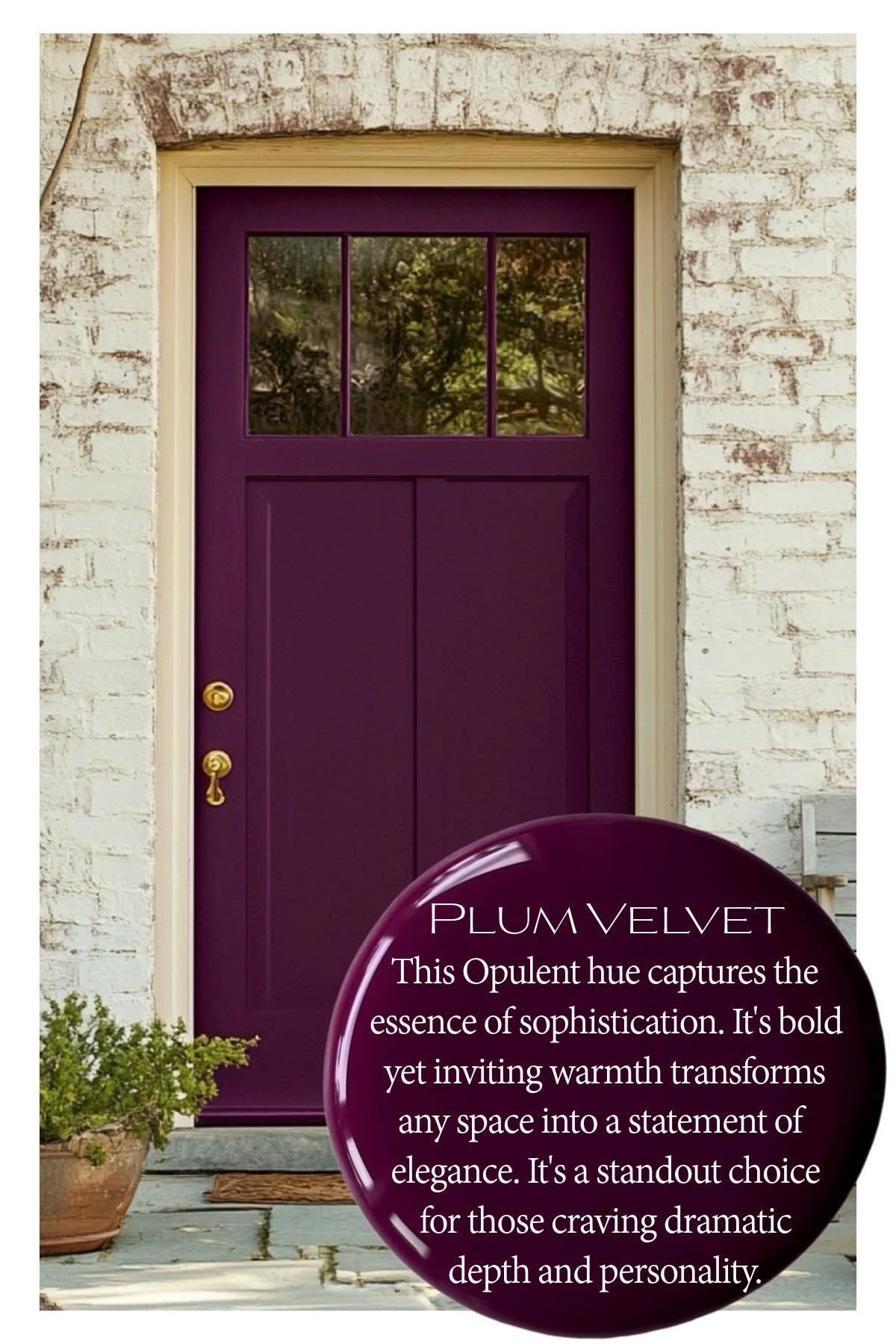 Wise Owl Chalk Synthesis Paint - Plum Velvet | Eco-Friendly, Matte Finish, Furniture & DIY Paint
