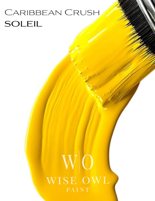 Wise Owl Chalk Synthesis Paint - Soleil | Eco-Friendly, Matte Finish, Furniture & DIY Paint