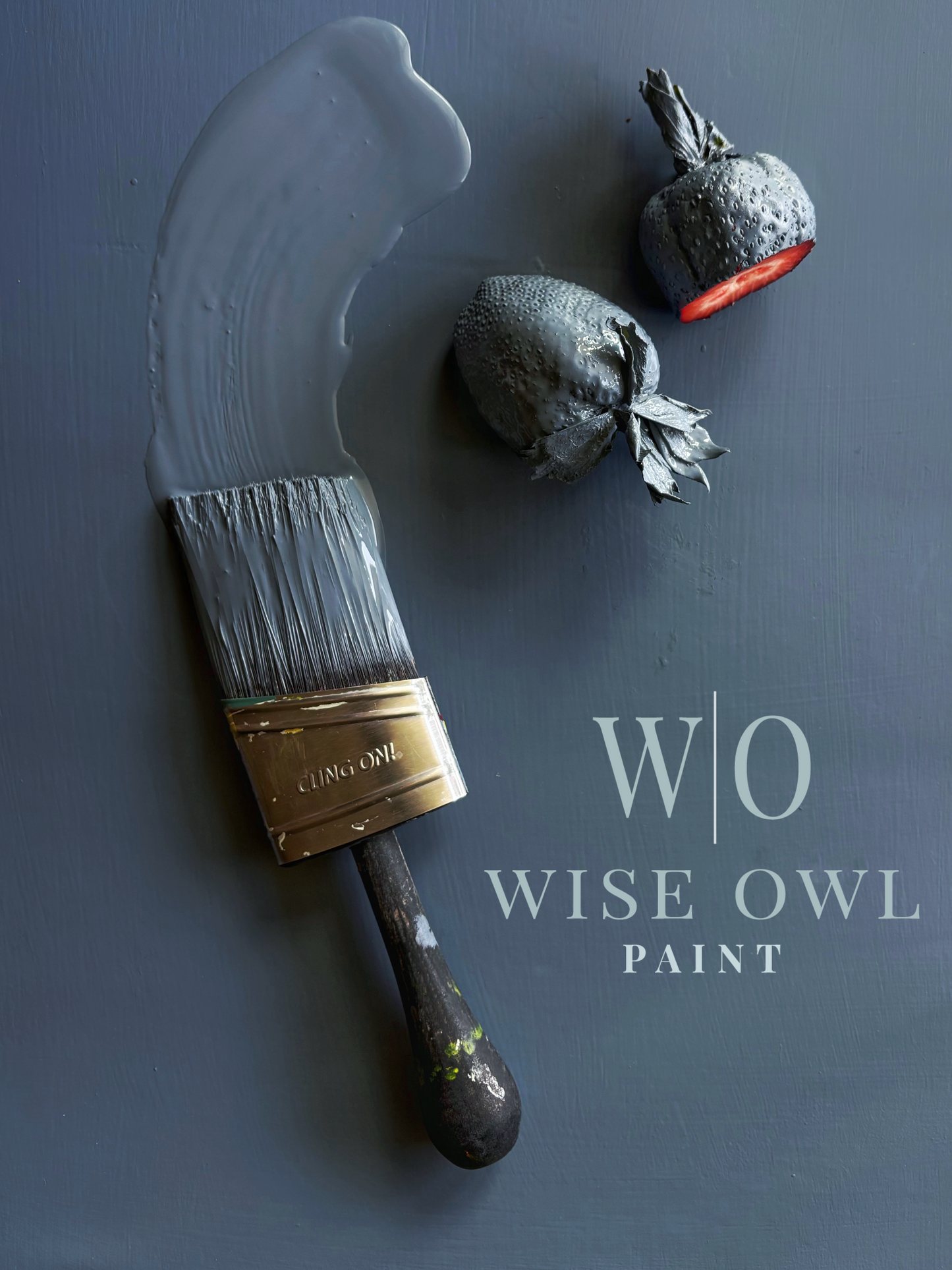 Wise Owl Chalk Synthesis Paint - Vintage Denim | Eco-Friendly, Matte Finish, Furniture & DIY Paint