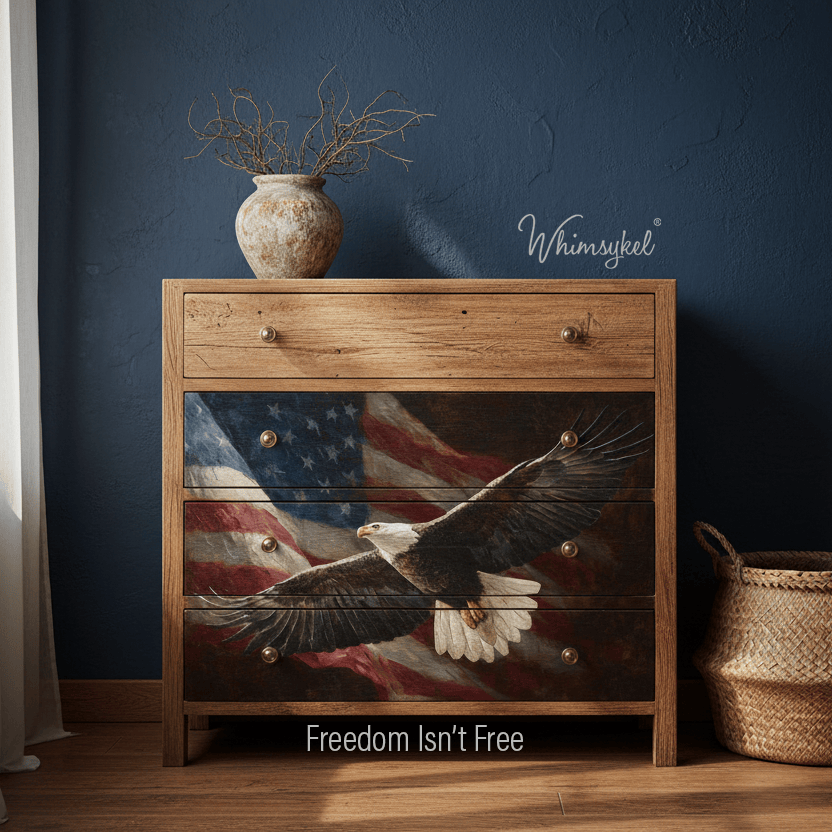 Freedom Isn't Free | 18 lb Decoupage Tissue Paper | 29x21 in